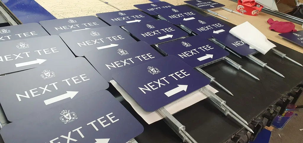 Golf Signage Dundonald & Northern Ireland